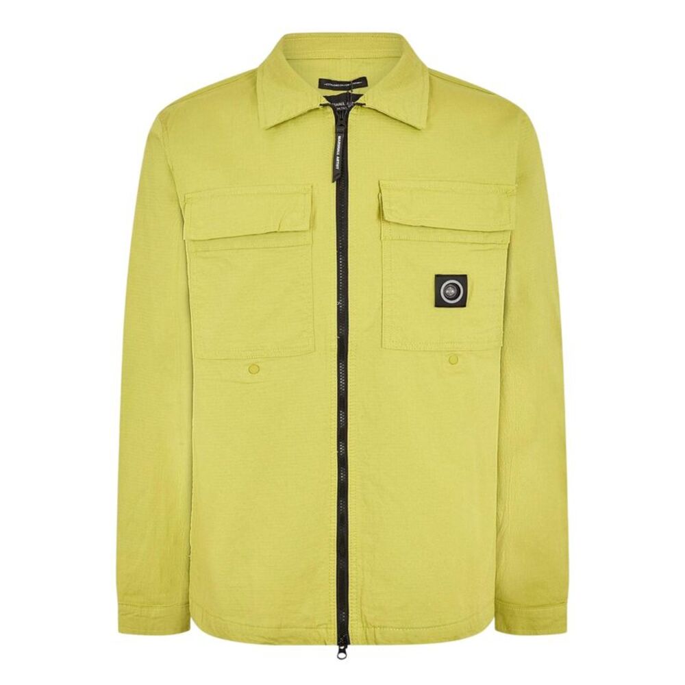Marshall Artist Mens Full Zip Overshirt / Lime